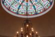 Chandeliers With Stained Glass