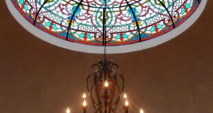 Chandeliers With Stained Glass