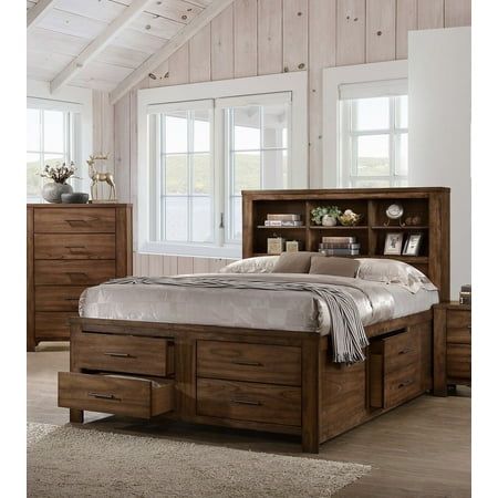 Wooden King Size Bed With Storage Upgrade Your Bedroom With Spacious King Size Bed Storage Option