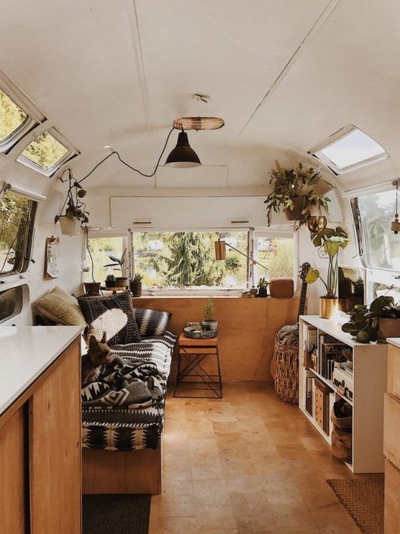 Airstream Interior Design Transform Your Mobile Home Living Space Into a Stylish Oasis