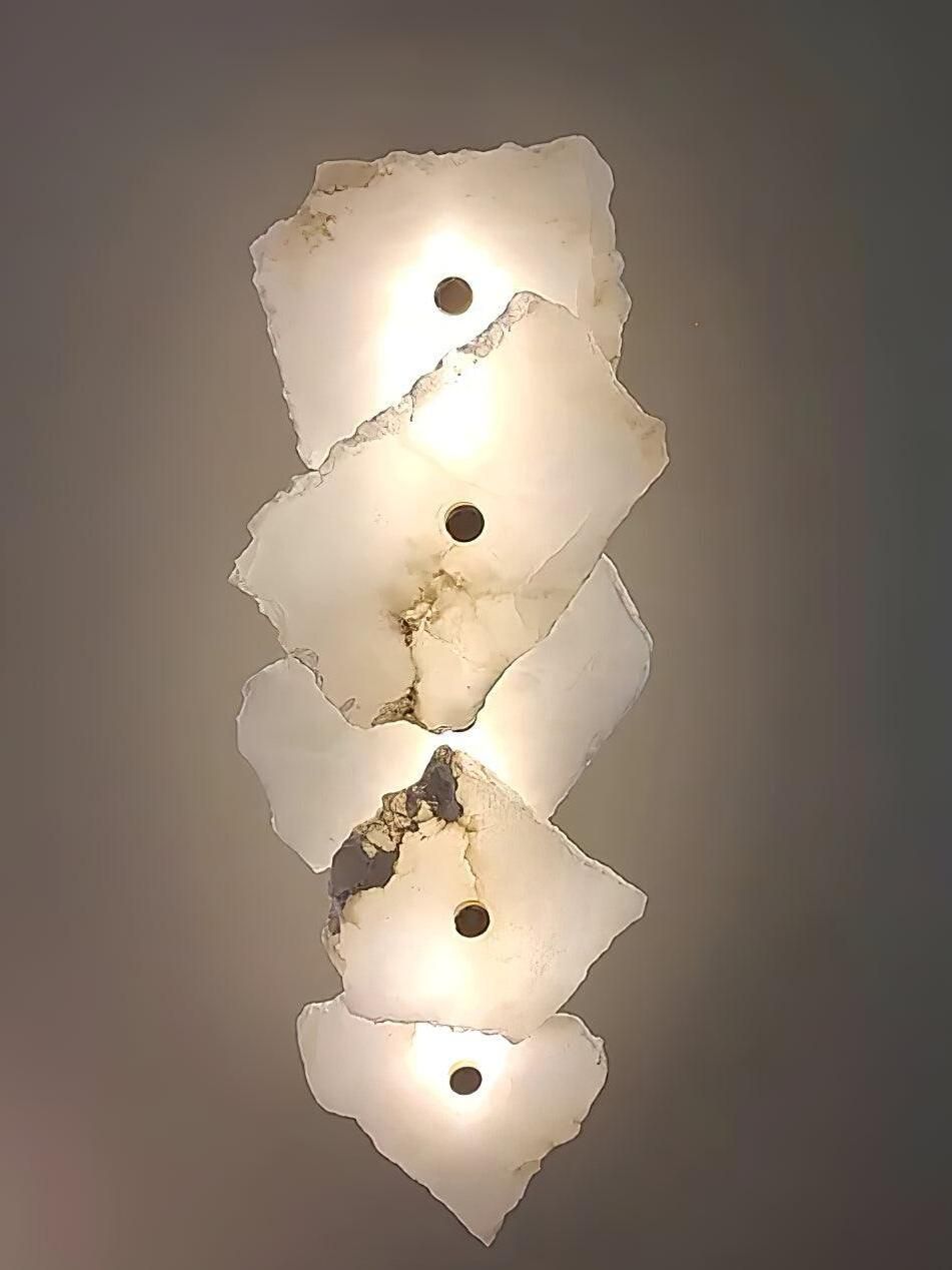 Alabaster Wall Lamp : Elegant Alabaster Wall Lamp Adds Sophistication to Any Room