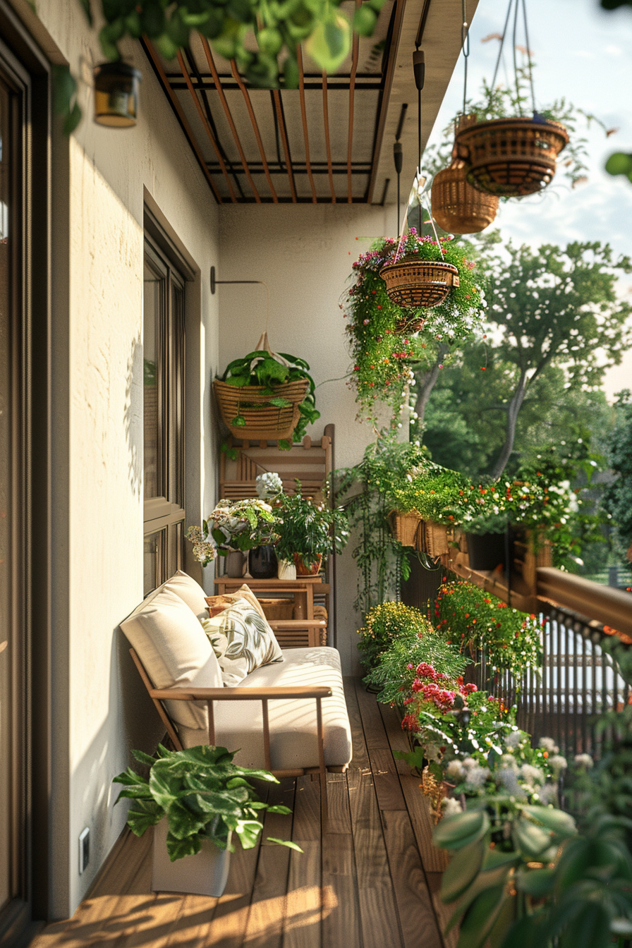 And Lovely Balcony : Beautiful and Lovely Balcony Awaits You on Your Next Retreat