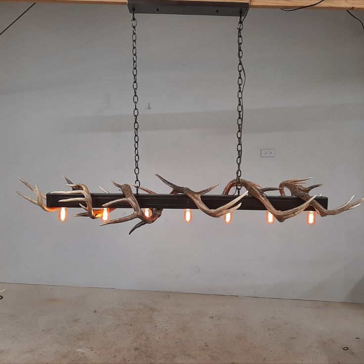 Antler Chandelier Elegant Décor Lighting Option for Rustic Home Décor