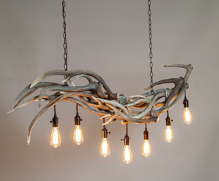 Antler Chandelier Stunning Rustic Lighting Fixture with Natural Elements for Home Decor