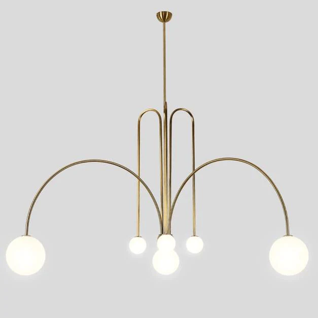 Art Deco Chandelier Elegant Lighting Fixture Inspired by 1920s Glamour and Opulence