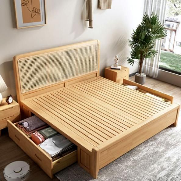 Wooden Bed Sturdy and Elegant: The Perfect Bedroom Oasis