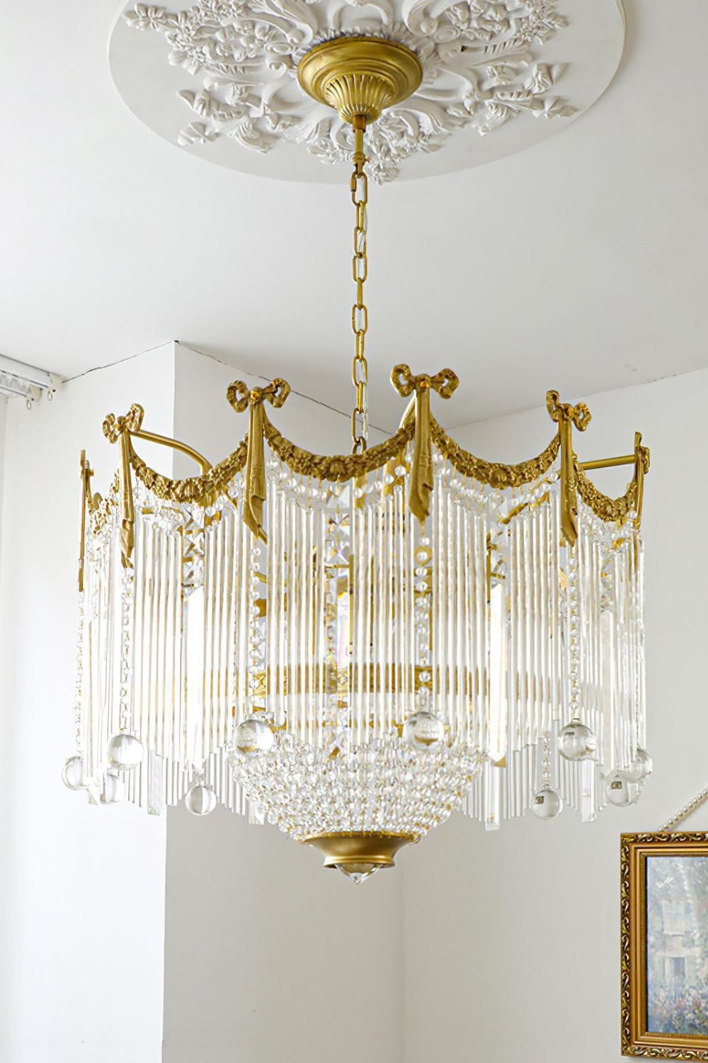 Bedroom With Chandelier Elegant Lighting Fixture for Your Sleep Sanctuary