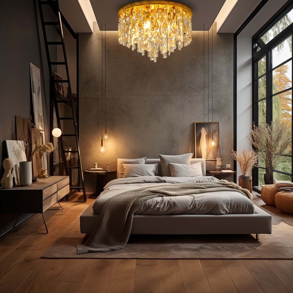 Bedroom With Chandelier Elegant Lighting Options for Your Sleeping Space