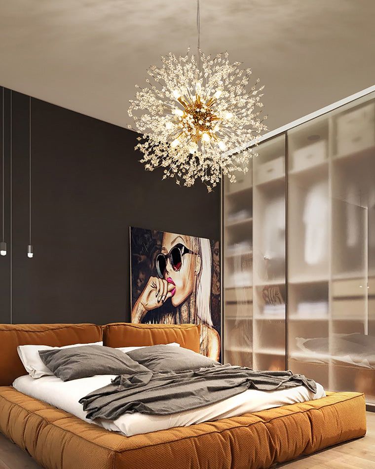 Bedroom With Chandelier Elegant Lighting for Your Sleep Space