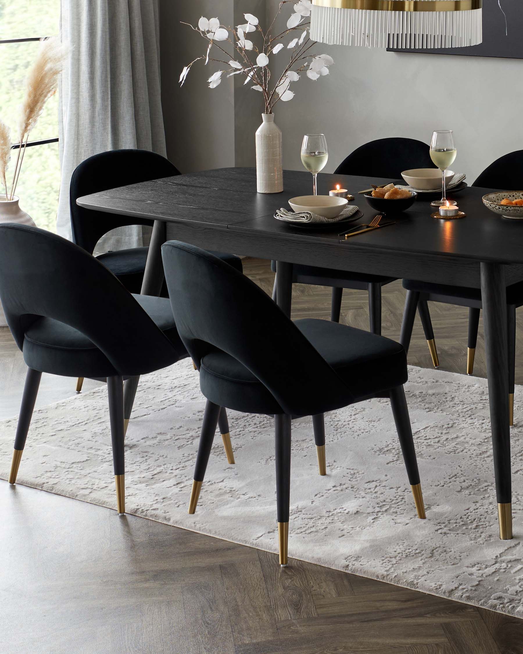 Black And Gold Dining Room Elegant and Sophisticated Decor for a Stylish Dining Room in Black and Gold Tones