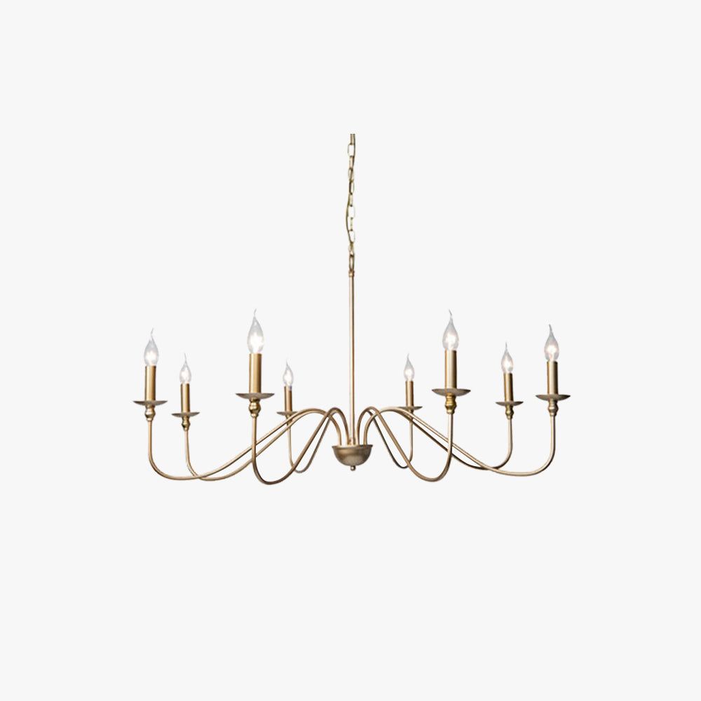 Black Chandelier Elegant Lighting Fixture for a Modern Home Décor