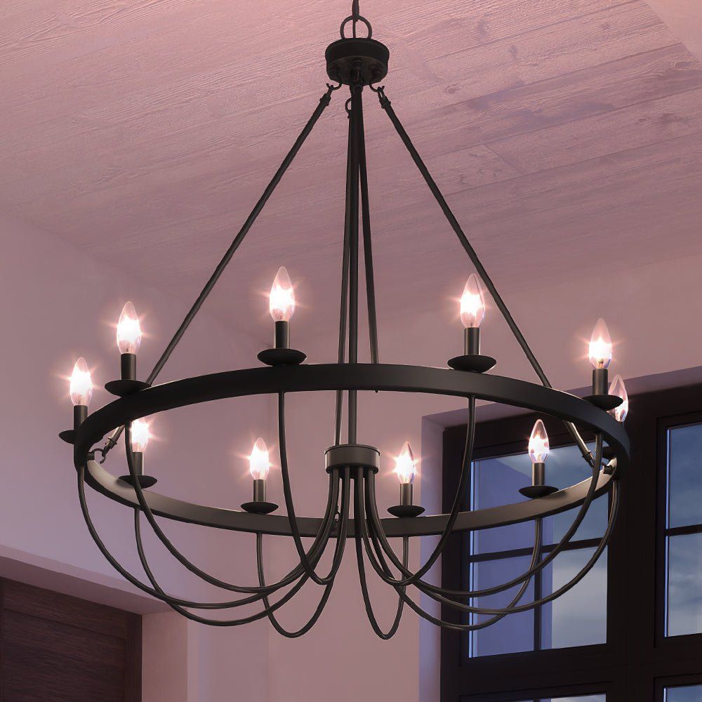 Black Chandeliers Types Unique and Elegant Black Chandeliers for Every Home Style