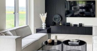 Black White Livingroom