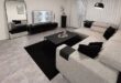 Black White Livingroom