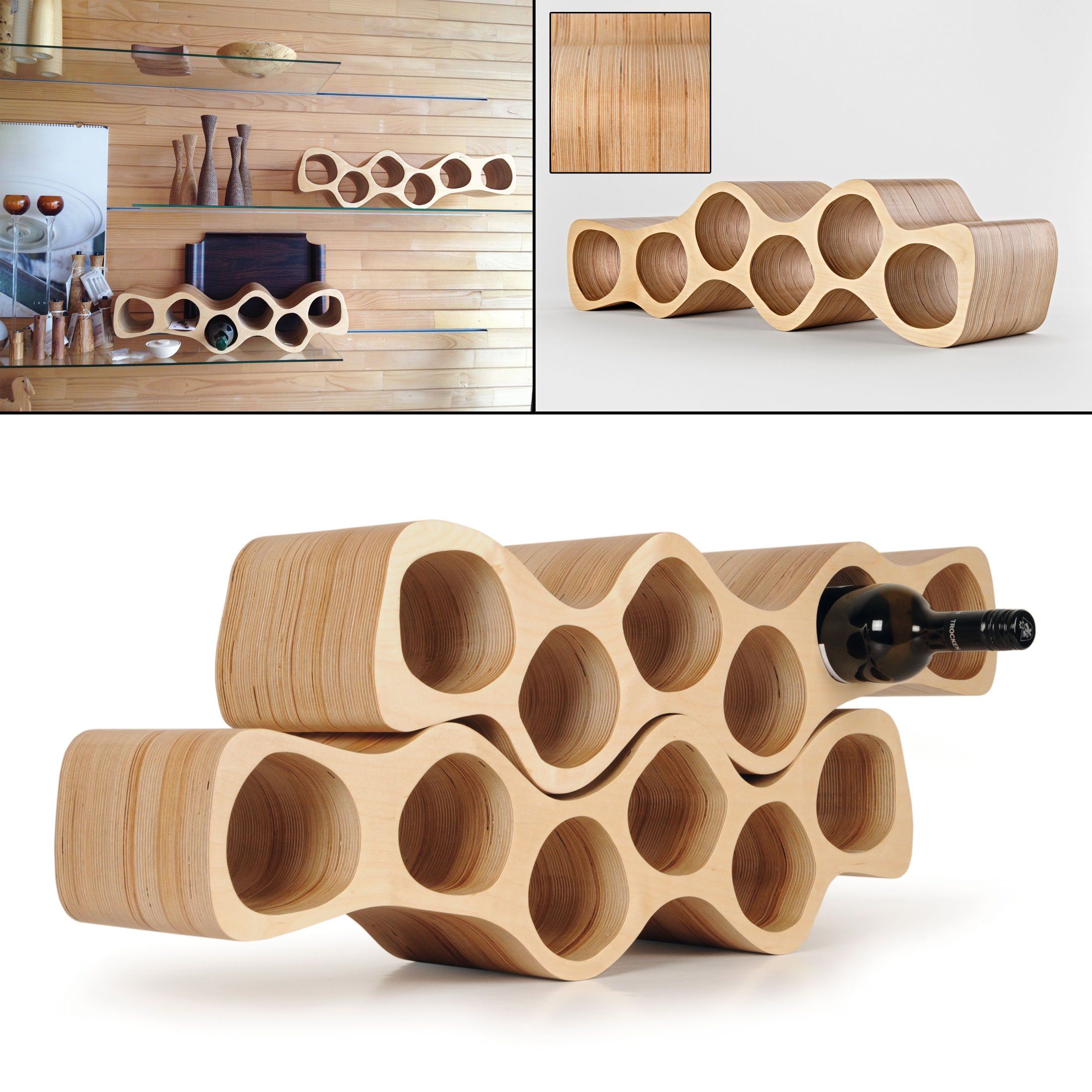 Bottle Racks Organize Your Wine and Beverage Collection in Style on Your Countertop