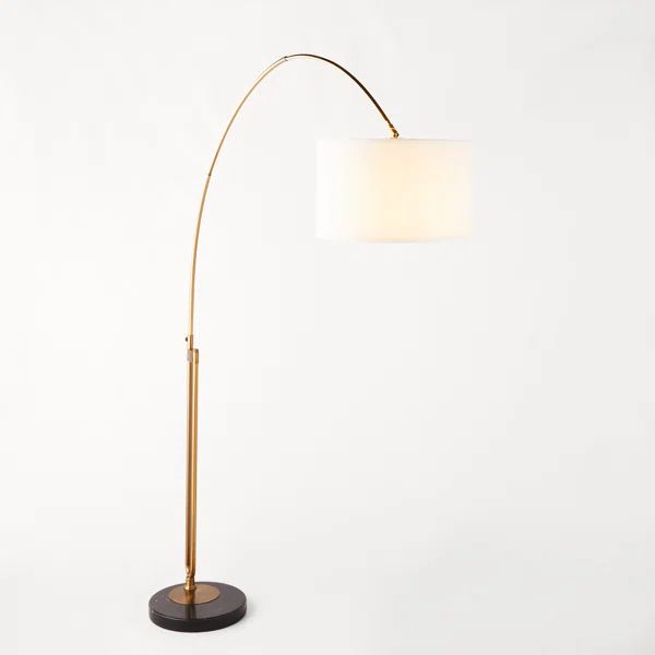 Brass Arch Floor Lamp Elegant Lighting Solution for Stylish Living Spaces