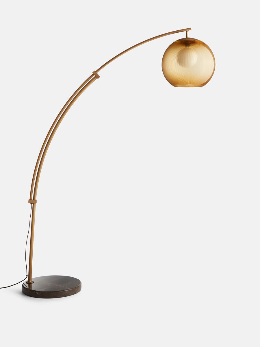 Brass Arch Floor Lamp Elegant and Stylish Lighting Solution for Any Space