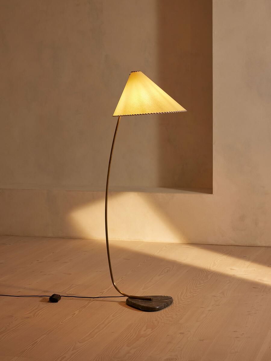 Brass Floor Lamp Elegant, Sleek Lighting Option for Any Room in Your Home