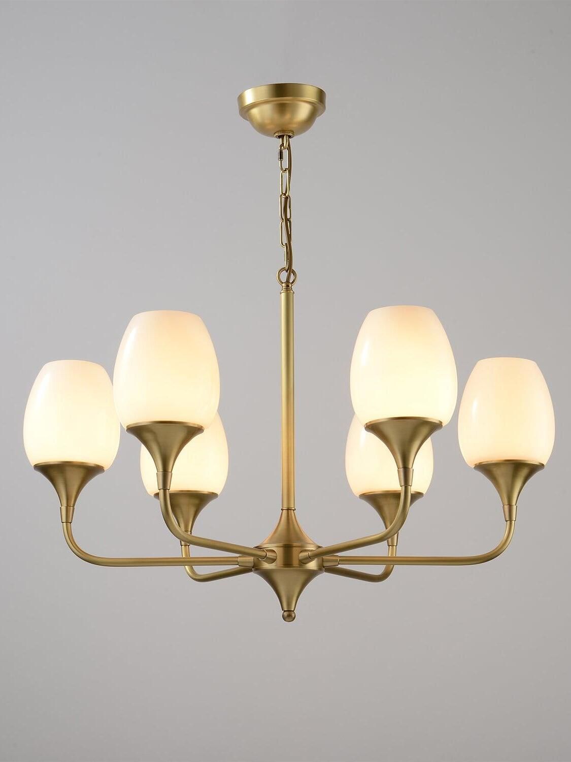 Bright Chandelier Glowing Illumination Fixture that Adds Elegance to Any Room