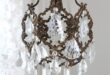 Bronze Chandelier With Crystals