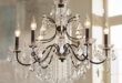 Bronze Chandelier With Crystals