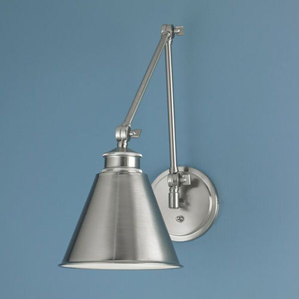 Brushed Nickel Wall Lamp : Elegant Brushed Nickel Wall Lamp Adds Style to Any Room