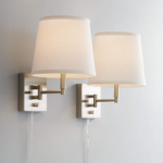 Brushed Nickel Wall Lamp