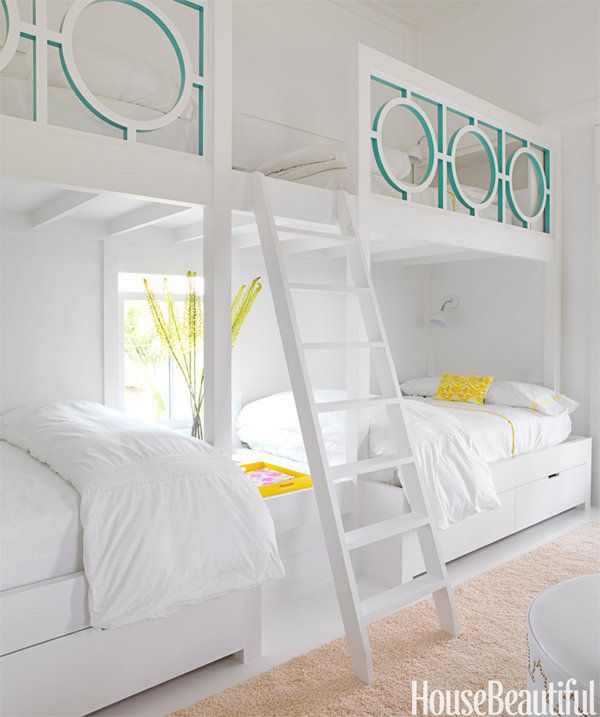 Bunk Beds Modern : The latest trend in modern bunk beds is sleek, space-saving design