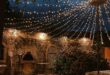 Canopy With Sparkling Lights Decor
