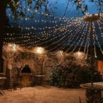 Canopy With Sparkling Lights Decor