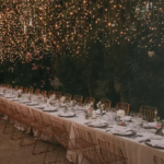 Canopy With Sparkling Lights Decor