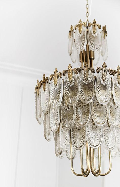 Chandelier In Deco Elegant Lighting Fixture Inspired by Art Deco Era