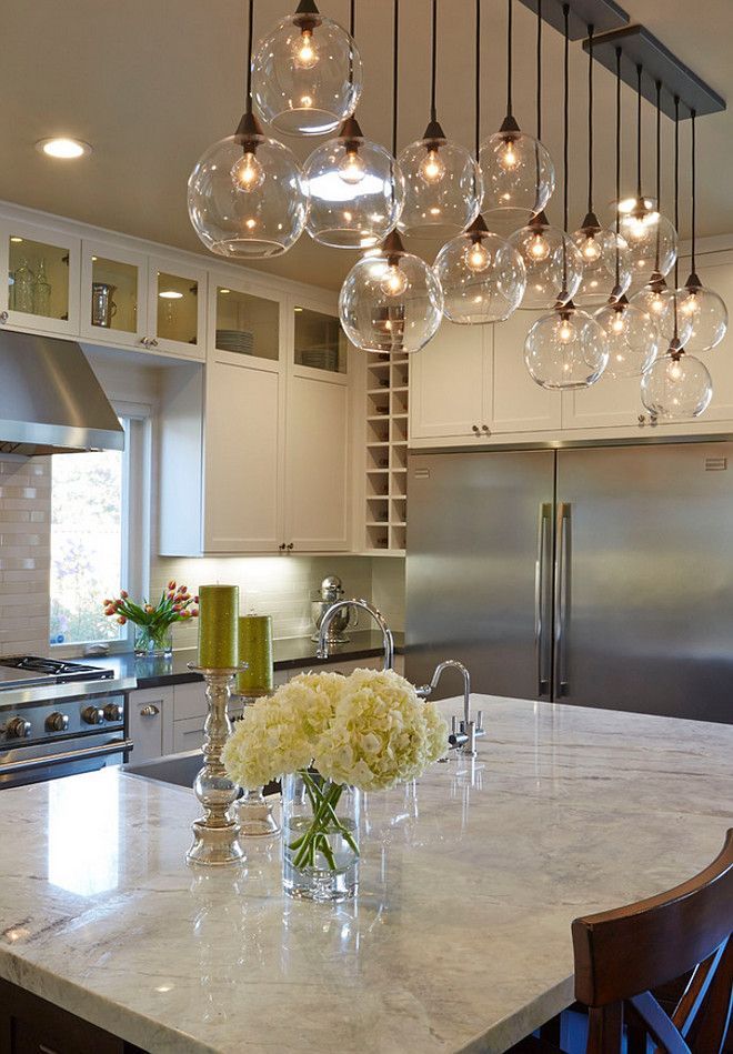 Chandelier In The Kitchen