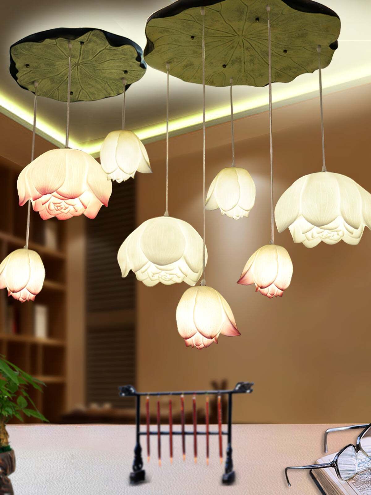 Chandeliers With Shades : Beautiful Chandeliers with Elegant Shades for Your Home Decor