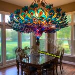 Chandeliers With Stained Glass