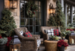 Christmas Farmhouse Porch