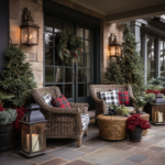 Christmas Farmhouse Porch