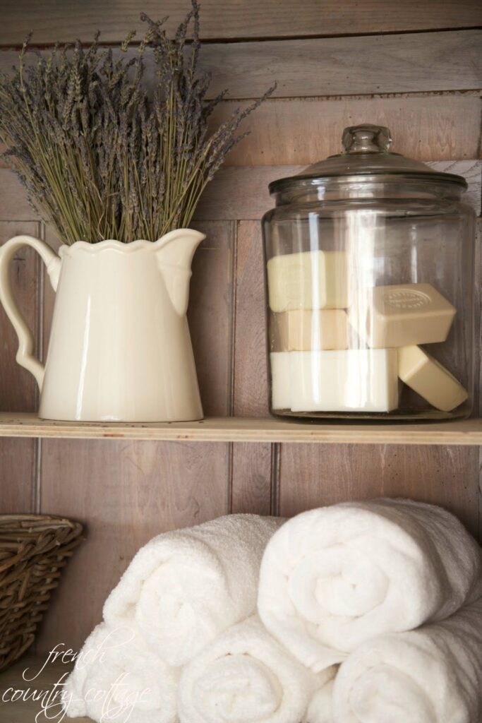 Country Bathroom Shelves