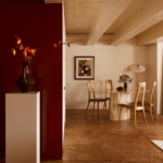 Dark Wood Floor Kitchen