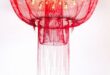 Designer Red Chandeliers