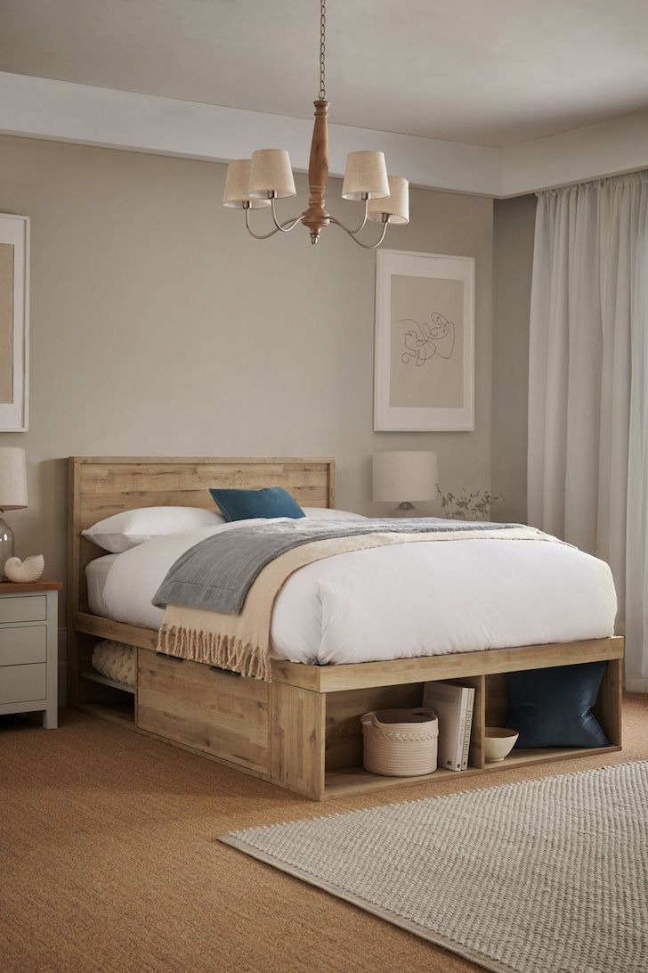 Double Bed With Storage Utilize Space Efficiently with a Stylish Storage Bed