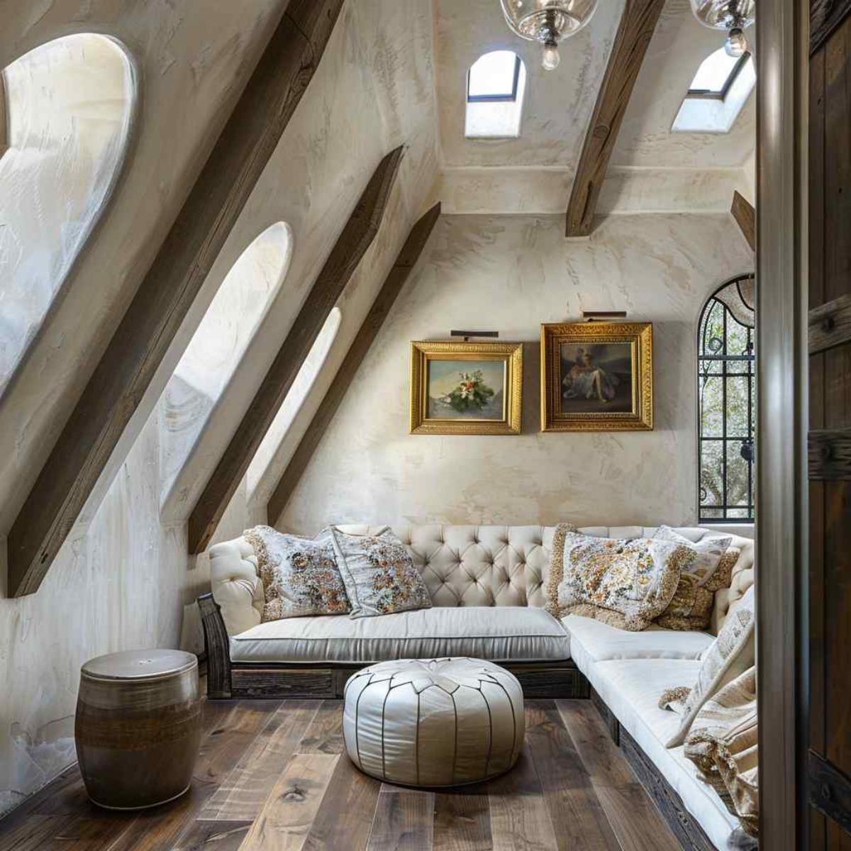 Elegant Attic Stylish and Sophisticated Space in the Upper Room