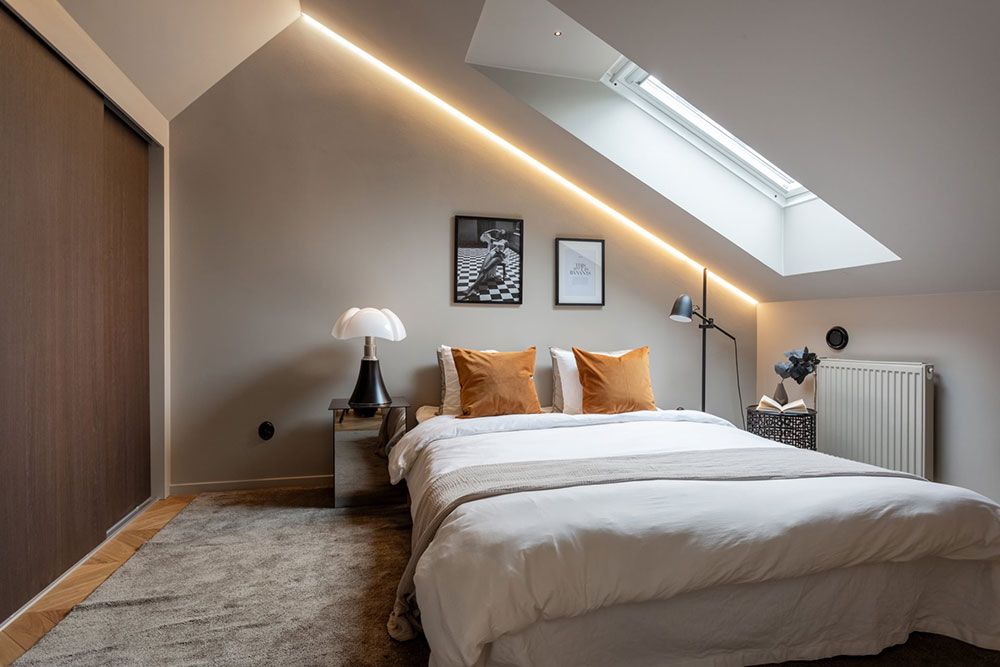 Elegant Attic Timeless Charm: Transforming Your Attic into a Stylish Living Space