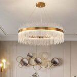 Elegant Chandeliers In Gold