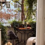 Fall Apartment Balcony Decorating