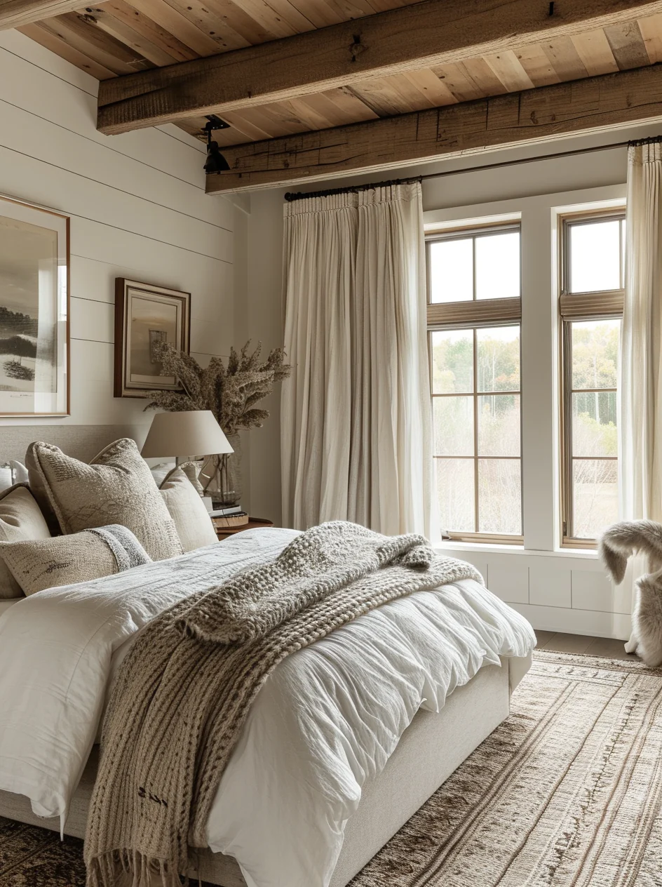 Farmhouse Bedroom Decor Transform your bedroom into a cozy rustic retreat with these simple farmhouse-inspired touches