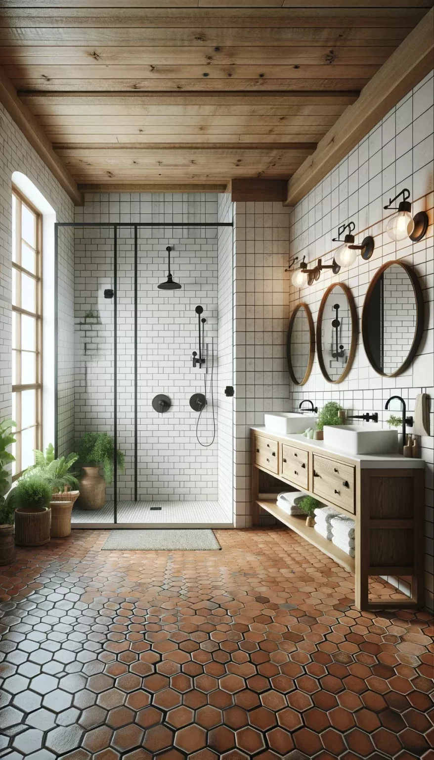 Farmhouse Shower Tile Stylish and Rustic Shower Tile Ideas for a Farmhouse Vibe