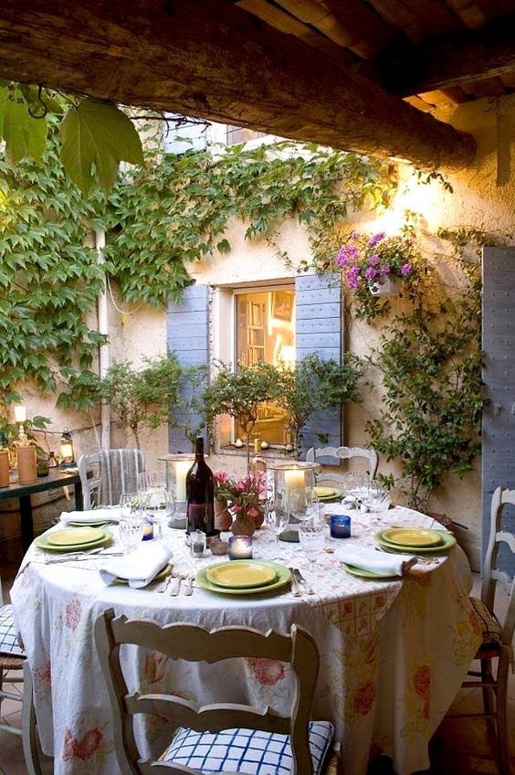 French Country Patio : Creating a Charming French Country Patio Retreat