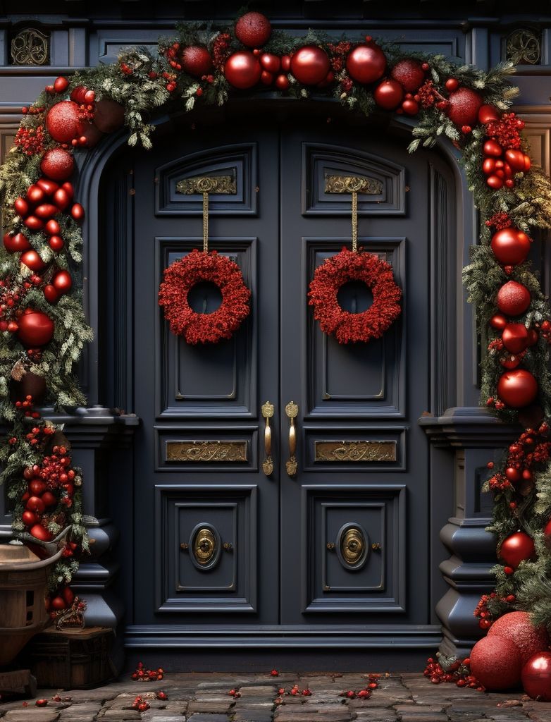 Front Door Christmas : Transform Your Front Door Christmas Decor with These Festive Ideas