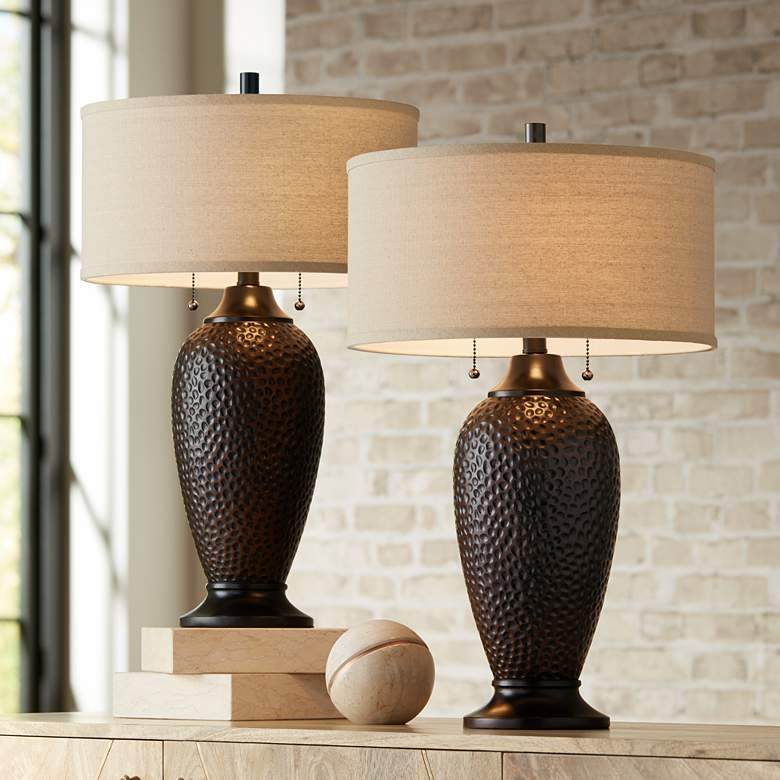 Home With A Bronze Lamp Elegant Lighting Solution for Your Living Space